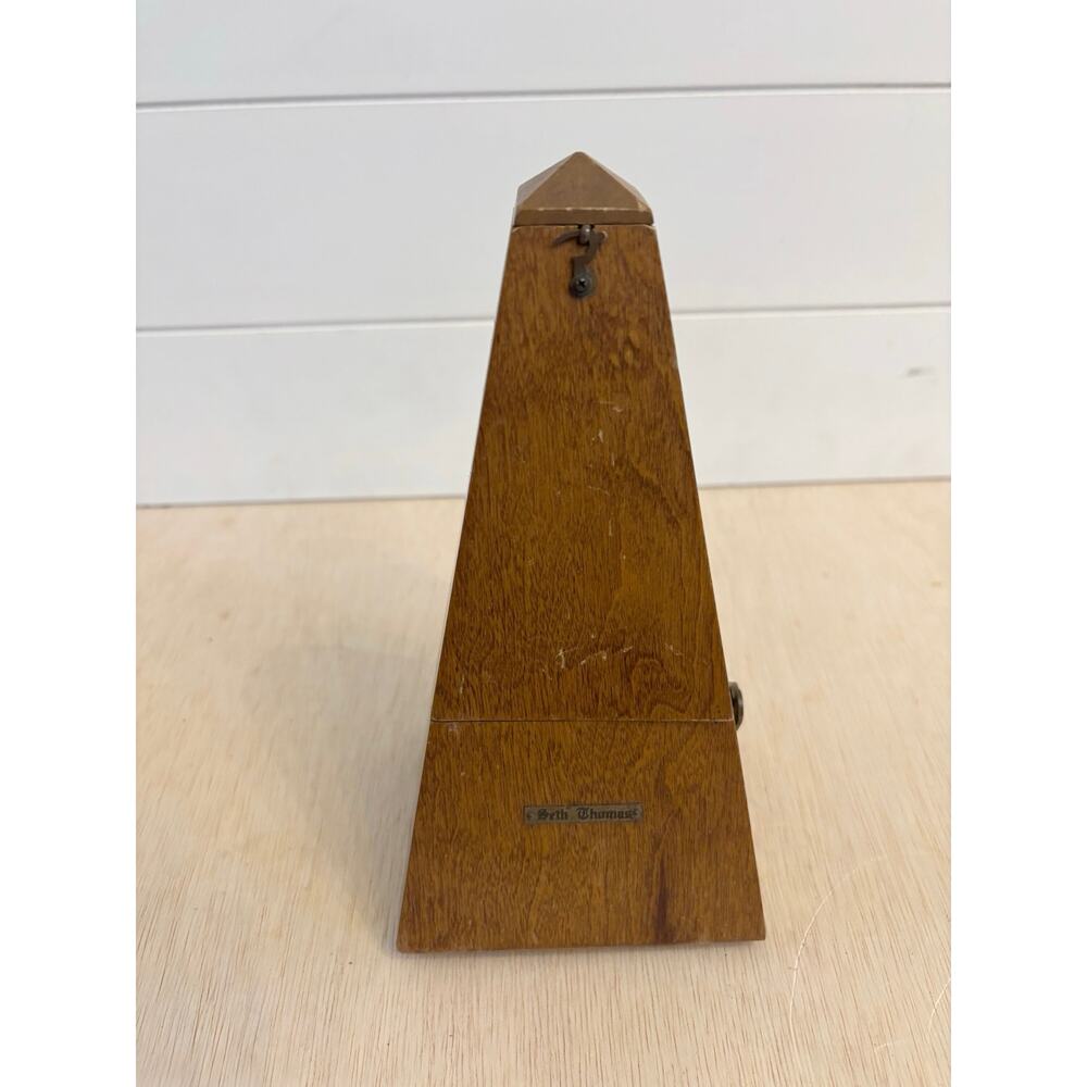 Vintage Seth Thomas Wood Metronomes Clock Timer #5203 Wind Up Music Timer